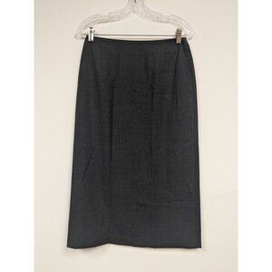 Vintage Eddie Bauer Dark Gray Skirt Size 4 Modest Womens